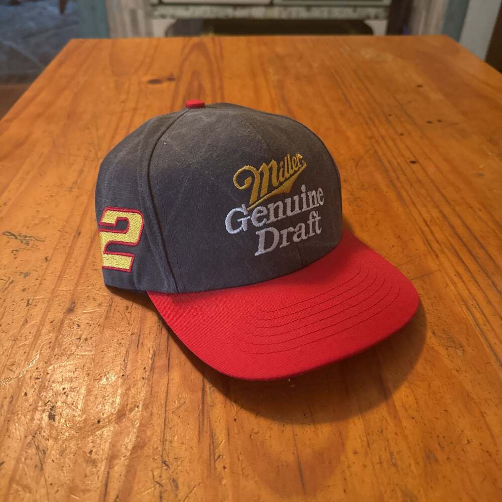 Vintage Rusty Wallace Miller Genuine Draft NASCAR Snapback Hat